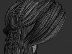 Hair 11 3D Print Model