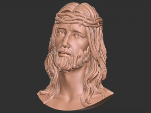 Jesus pendant model 3D Baskı Modeli