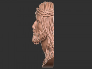 Jesus pendant model 3D Baskı Modeli