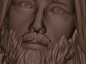 Jesus pendant model 3D Baskı Modeli