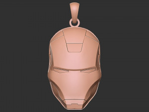 Ironman helmet pendant 3D Print Model