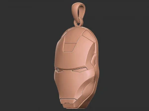 Ironman helmet pendant 3D Print Model
