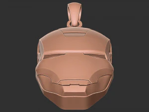 Ironman helmet pendant 3D Print Model
