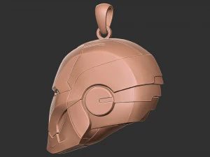 Ciondolo per casco Ironman 2 Modello di stampa 3D