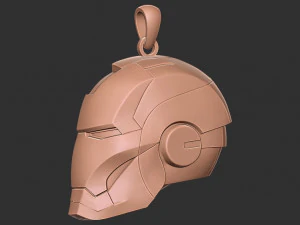 Ciondolo per casco Ironman 2 Modello di stampa 3D