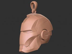 Ciondolo per casco Ironman 2 Modello di stampa 3D