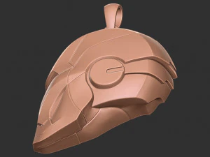 Ciondolo per casco Ironman 2 Modello di stampa 3D