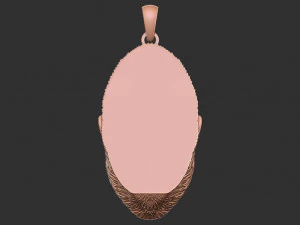 Gorilla pendant 3D Print Model