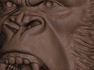 Gorilla pendant 3D Print Model