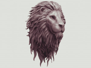 Lion head 3D 3D प्रिंट मॉडल