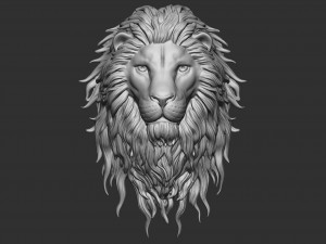 Lion head 3D 3D प्रिंट मॉडल