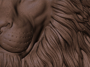 Lion head 3D 3D प्रिंट मॉडल