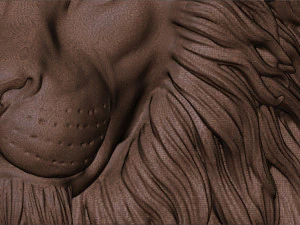 Testa di leone 3D Modello di stampa 3D