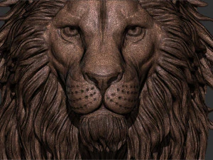 Testa di leone 3D Modello di stampa 3D