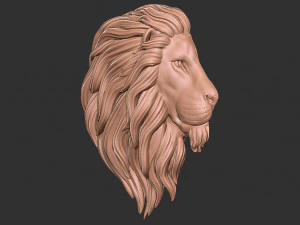 Lion head 3D print model 3D Print Model