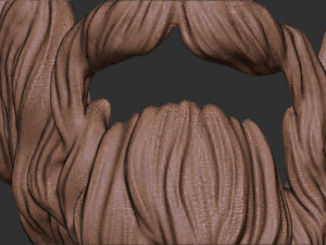 Beard 3 3D-printmodel
