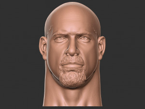 Bill goldberg head 3d print Modelo de impresión 3D