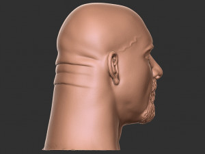 Bill goldberg head 3d print Modelo de impresión 3D