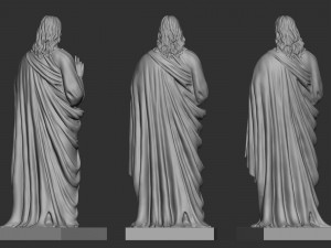 Jesus sacred heart 3d print model 3D print model Model Cetak 3D