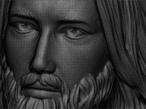 Jesus sacred heart 3d print model 3D print model Model Cetak 3D