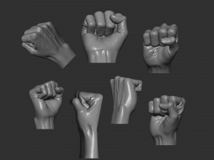 Male punch pose 3D Print Model