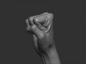 Male punch pose 3D Print Model