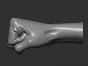 Male punch pose 3D Print Model