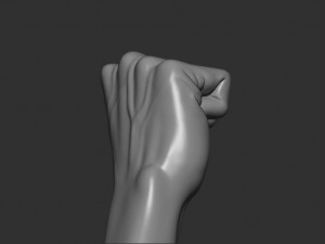 Male punch pose 3D Print Model