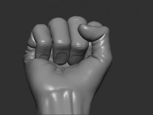 Male punch pose 3D Print Model