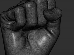 Male punch pose 3D Print Model