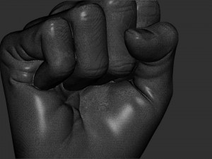 Male punch pose 3D Print Model