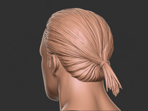Hair 12 3Dプリントモデル