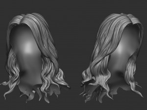 Hair 15 Model do druku 3D