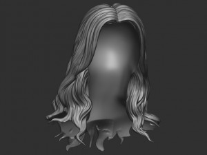 Hair 15 Model do druku 3D