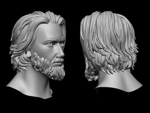 Hair 18 3D Принт Модель