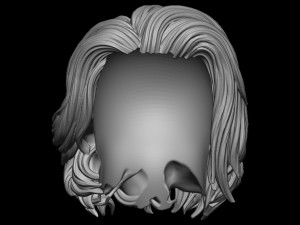 Hair 18 Modello di stampa 3D