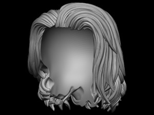 Hair 18 Modello di stampa 3D