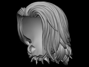 Hair 18 Modello di stampa 3D