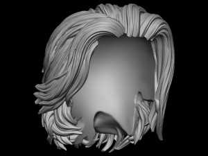 Hair 18 Modello di stampa 3D