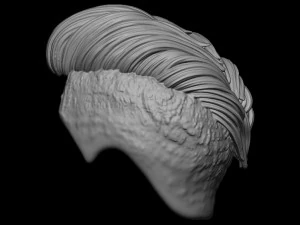 Hair 19 3D Print Model
