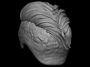 Hair 19 Modelo de impresión 3D