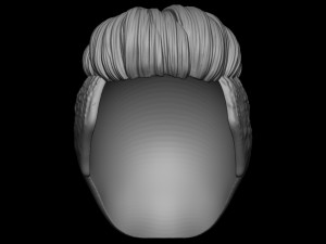 Hair 19 Modelo de impresión 3D