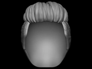 Hair 19 3D Print Model
