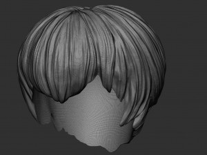 Hair 21 3D printmodel