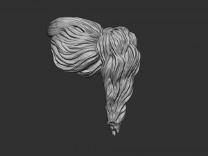 Hair 22 3D Принт Модель
