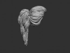 Hair 22 3D Принт Модель