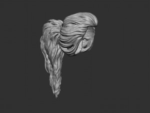 Hair 22 3D Принт Модель