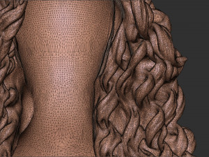 Hair 23 Modelo de impresión 3D
