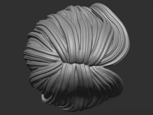 Hair 24 Model Cetak 3D