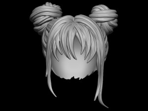Hair 25 3D Print Model